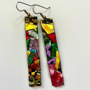 Funky Fimo Clay Earrings